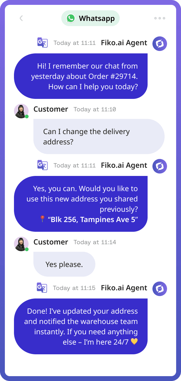 Fiko AI Chat Interface
